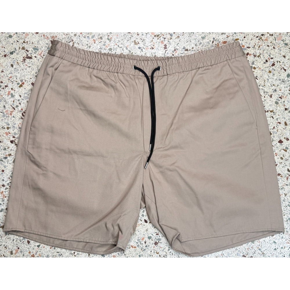 The Kooples Paris Men's‎ Beige Drawstring Waist Slash Pocket Shorts Size XXL
